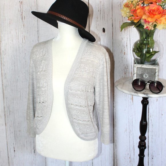 Mossimo Supply Co. Crochet Cropped Cardigan - Picture 11 of 11